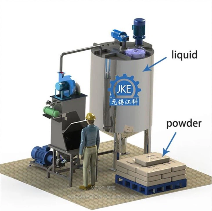 Powder And Liquid Mixer